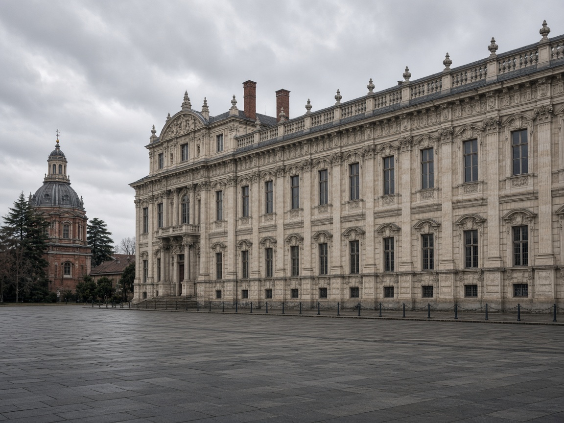 Facciata di palazzo storico a Torino